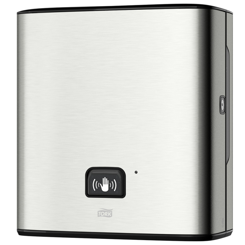 Dispenser inox cu senzor proape rola Tork